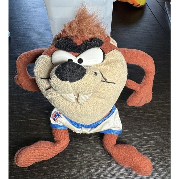Vintage Space Jam Plushes Taz & Blanko - Picture 1 of 4